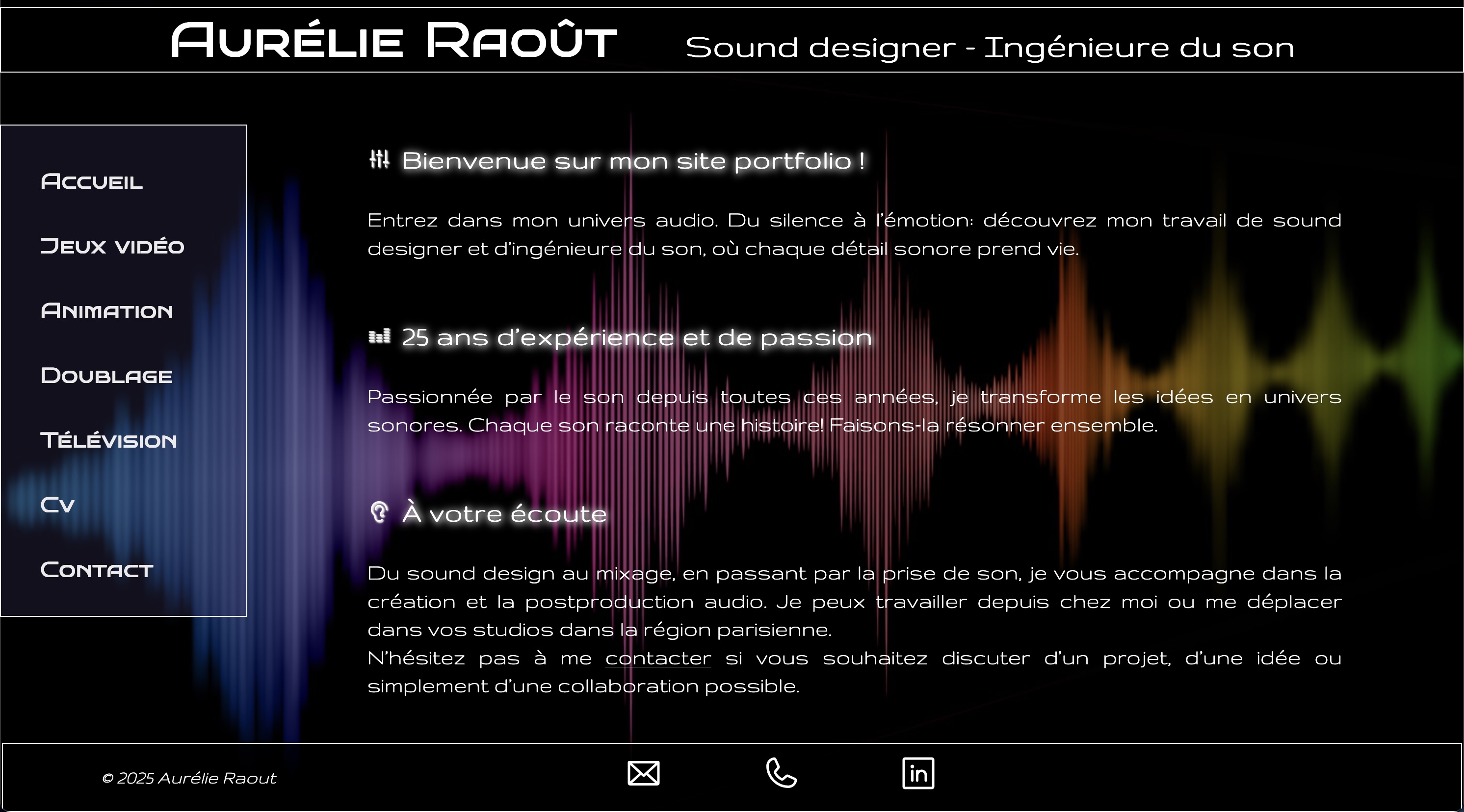 photo site Ingénieure du son